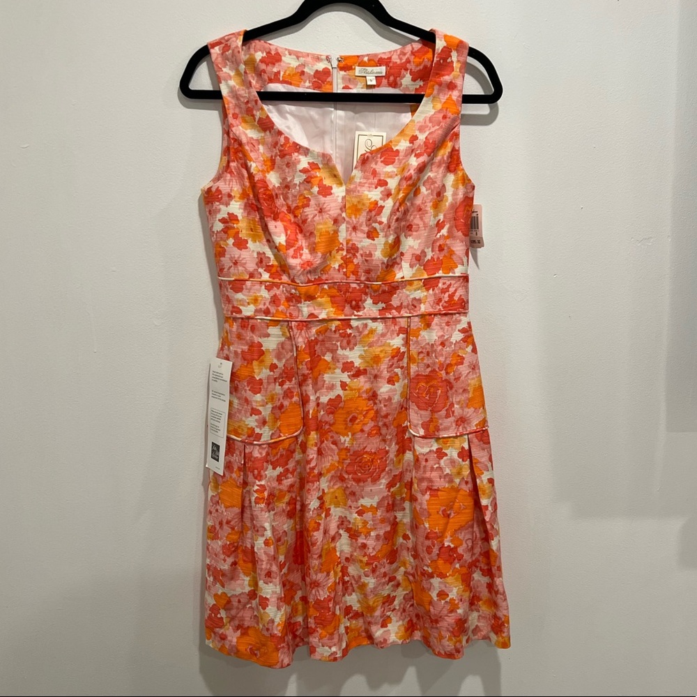 NWT Shoshanna Bright Floral Midi Dress